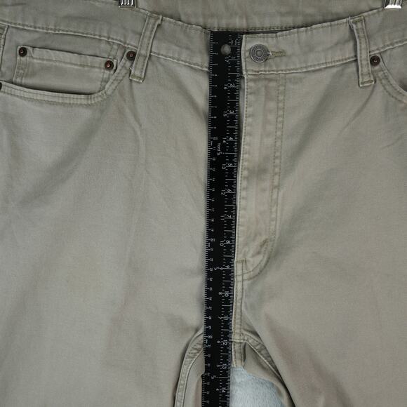Levis 541 Jeans Mens 40x32 Tan Brown Straight Leg White Tab 2019 - Picture 7 of 11